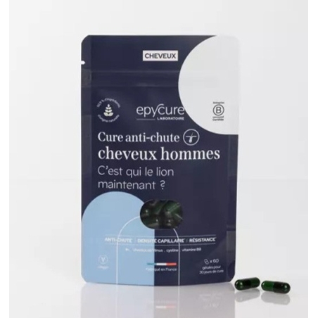 Cure Chute de Cheveux pour Homme - 1 mois de cure